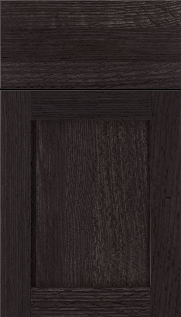 Plymouth Rift Oak shaker cabinet door in Espresso