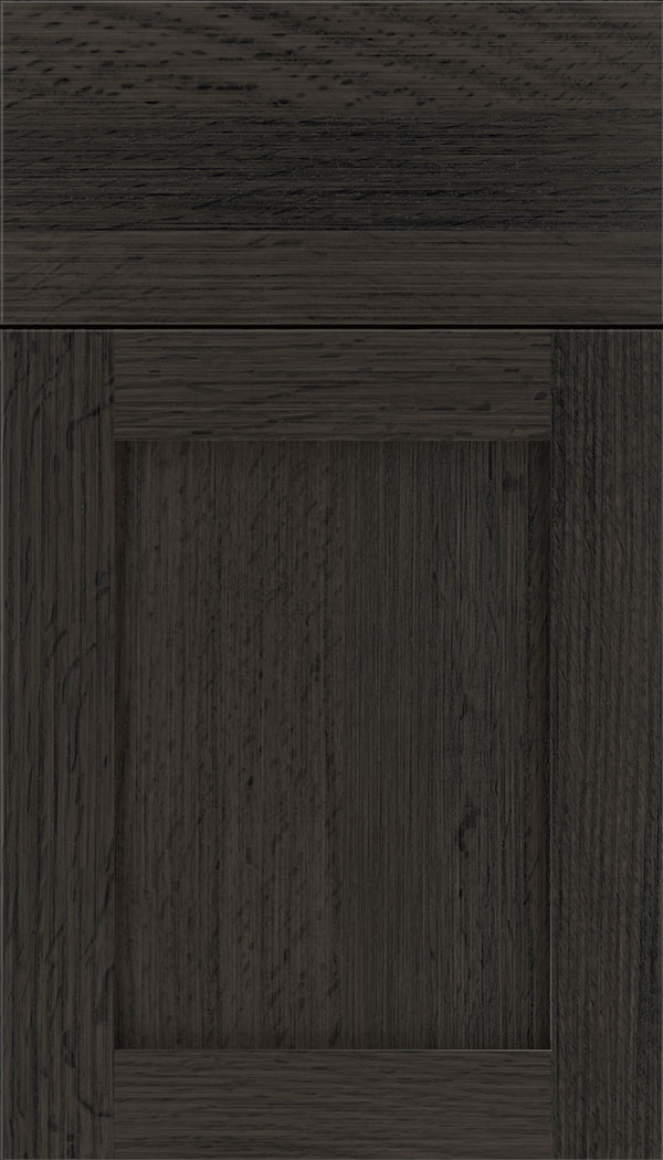 Plymouth Rift Oak shaker cabinet door in Weathered Slate