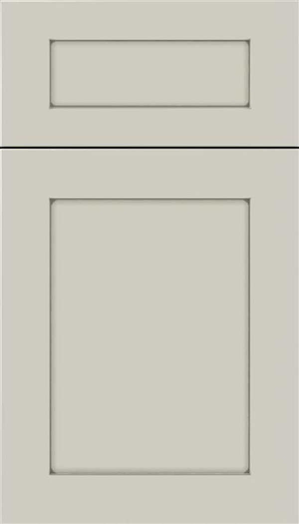 Salem 5pc MDF shaker cabinet door in Cirrus with Pewter glaze