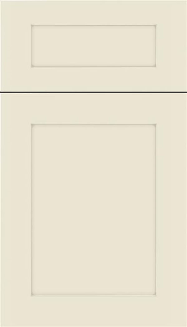 Salem 5pc MDF shaker cabinet door in Seashell with Pewter glaze
