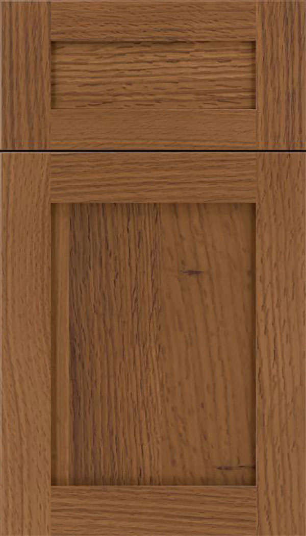 Salem 5pc Rift Oak shaker cabinet door in Tuscan