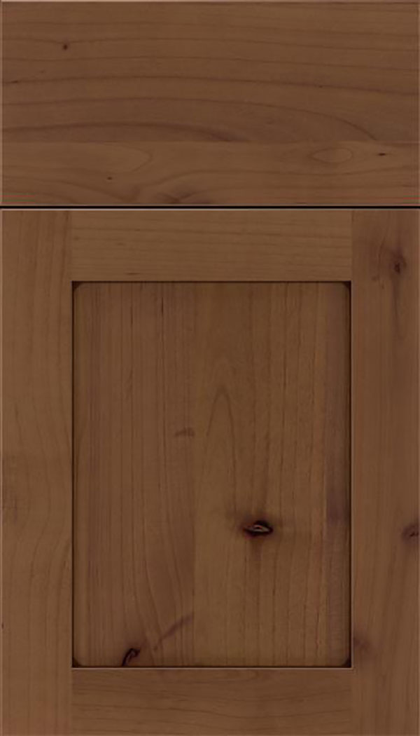 Salem Alder shaker cabinet door in Sienna with Mocha glaze