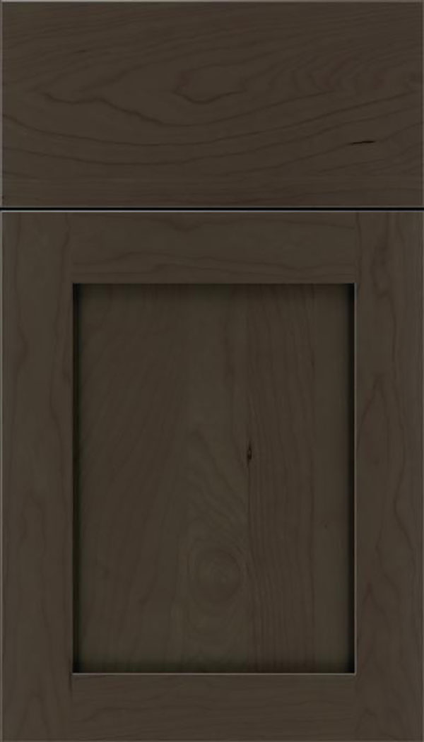 Salem Cherry shaker cabinet door in Thunder