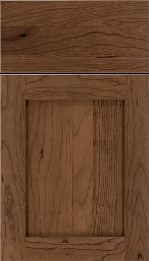 Salem Cherry shaker cabinet door in Toffee