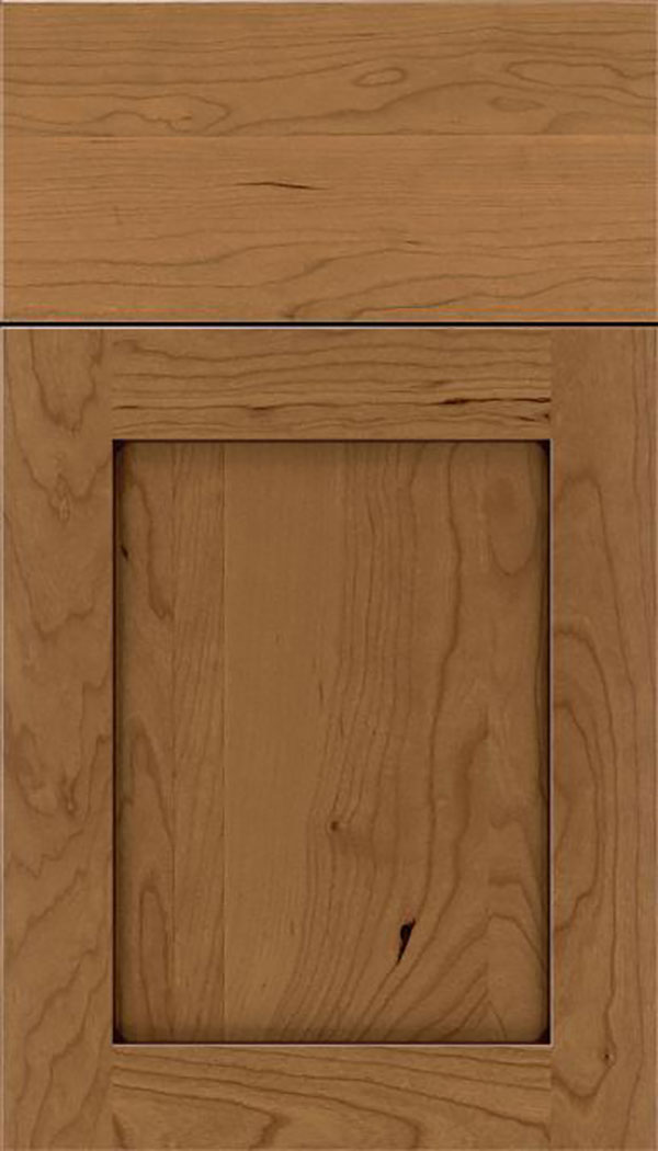 Salem Cherry shaker cabinet door in Tuscan with Mocha glaze