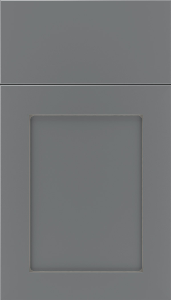 Salem Maple shaker cabinet door in Cloudburst with Pewter glaze