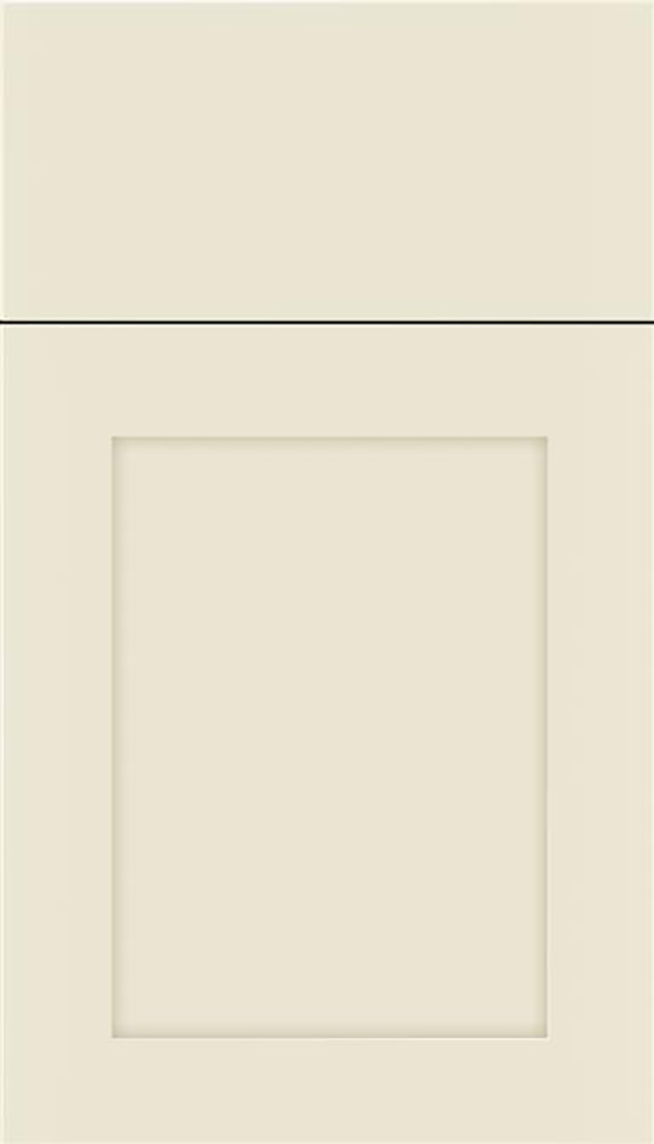 Salem Maple shaker cabinet door in Seashell