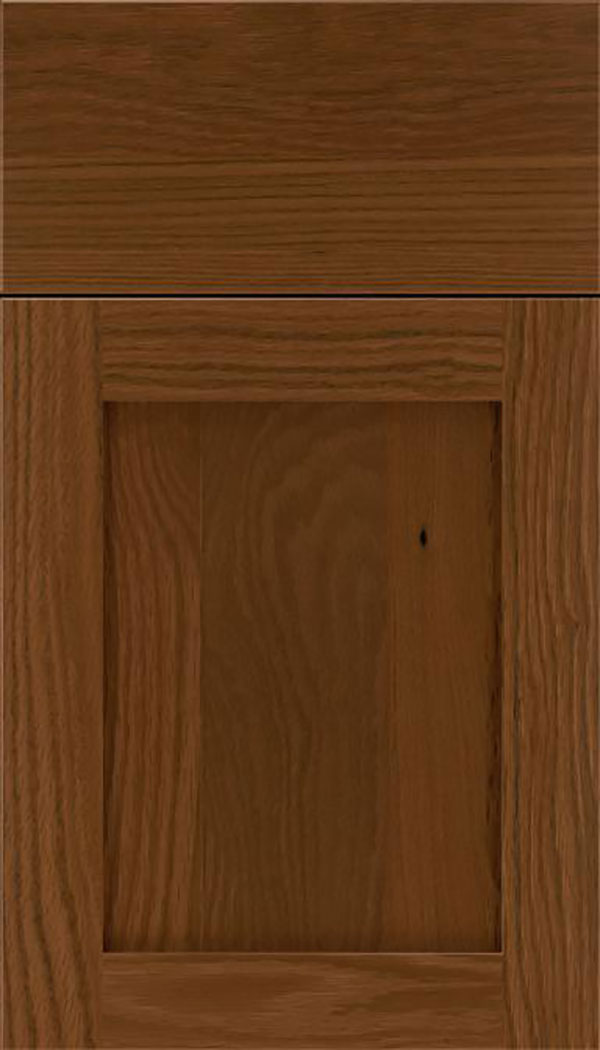 Salem Oak shaker cabinet door in Sienna