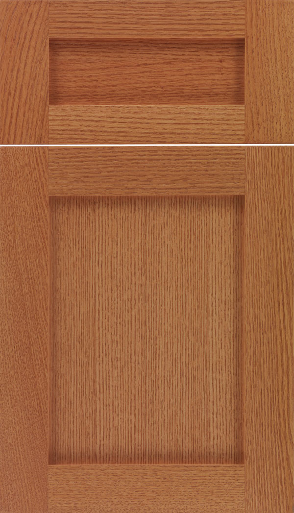 Salem Oak shaker cabinet door in Spice