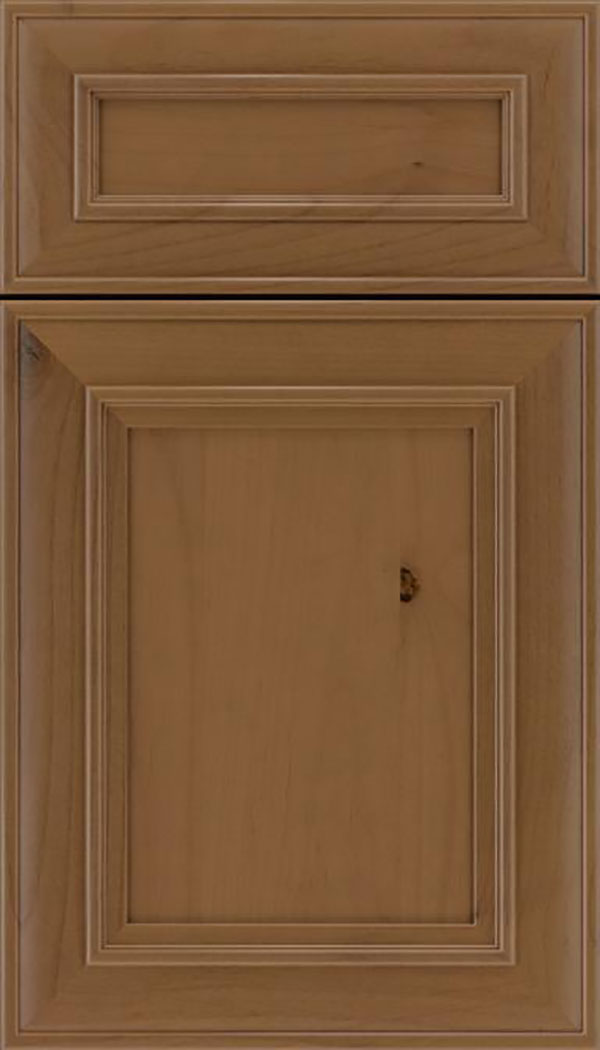 Sheffield 5pc Alder recessed panel cabinet door in Tuscan