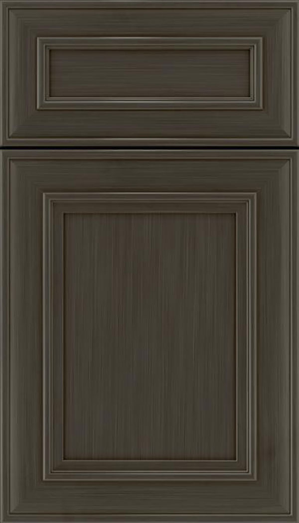 Sheffield 5pc Maple recessed panel cabinet door in Weathered Slate