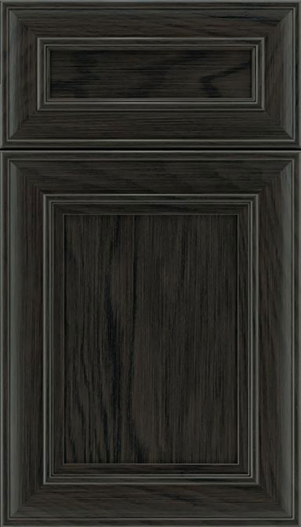 Sheffield 5pc Oak recessed panel cabinet door in Weathered Slate