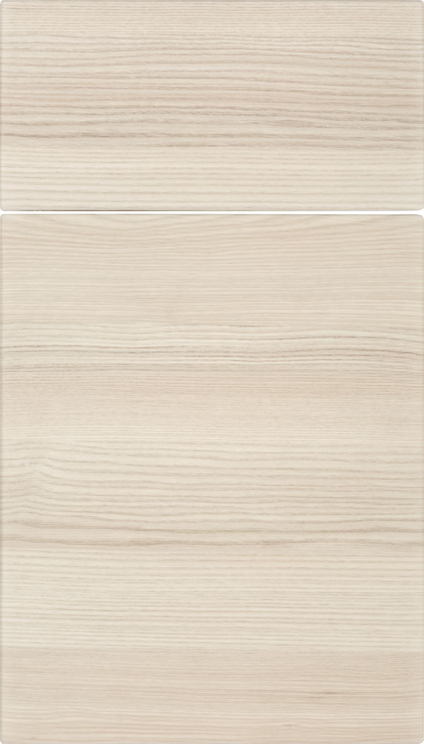 Soho Horizontal Thermofoil cabinet door in Talc