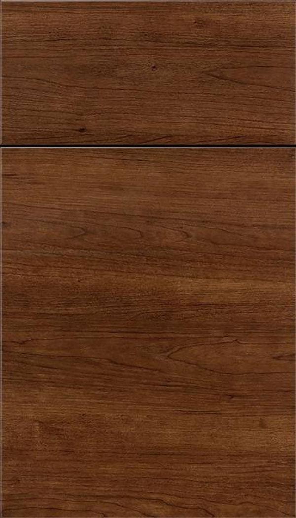 Soho Horizontal Thermofoil cabinet door in Woodgrain Black Bean