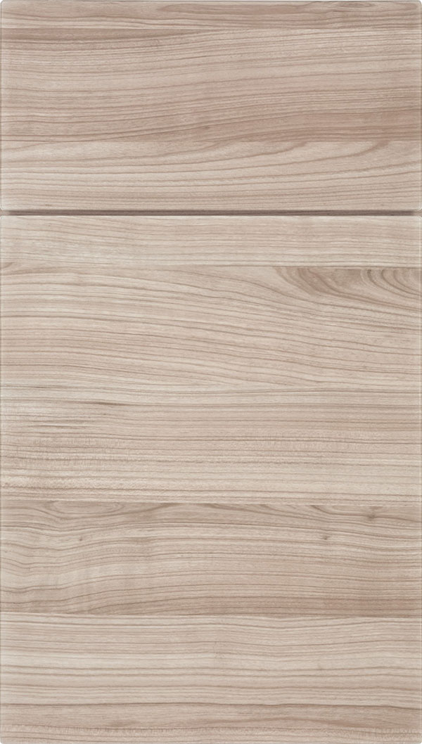 Soho Horizontal Thermofoil cabinet door in Woodgrain Silt