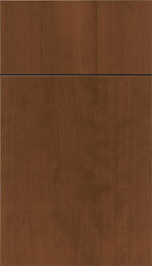 Summit Cherry slab cabinet door in Sienna