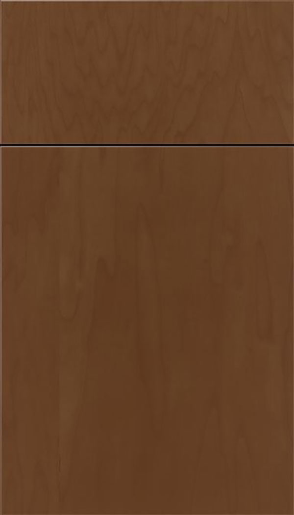 Summit Maple slab cabinet door in Sienna