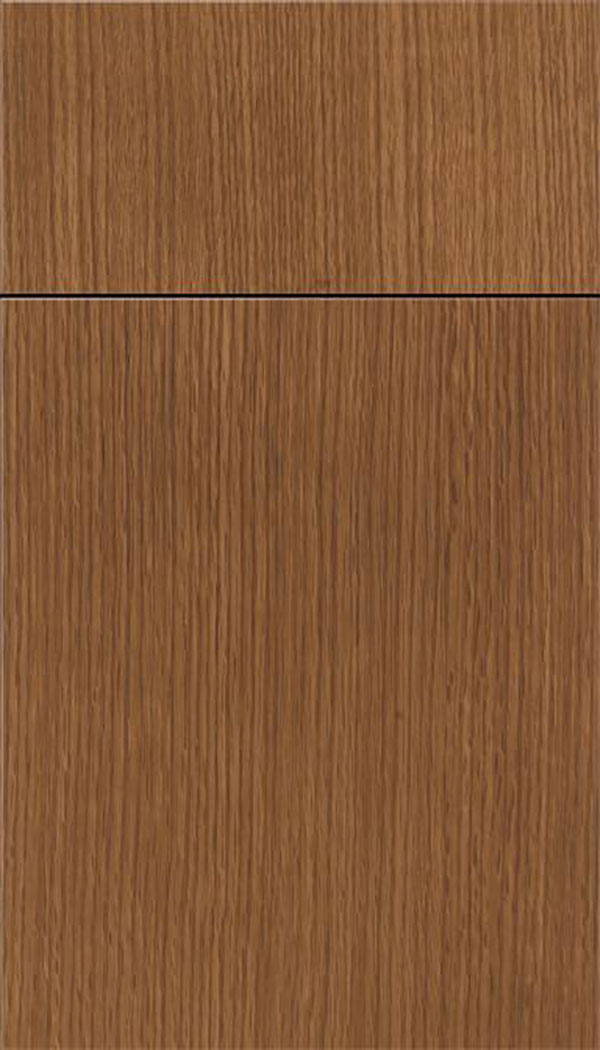 Summit Rift Oak slab cabinet door in Tuscan