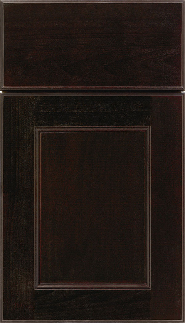 Tamarind Alder shaker cabinet door in Espresso
