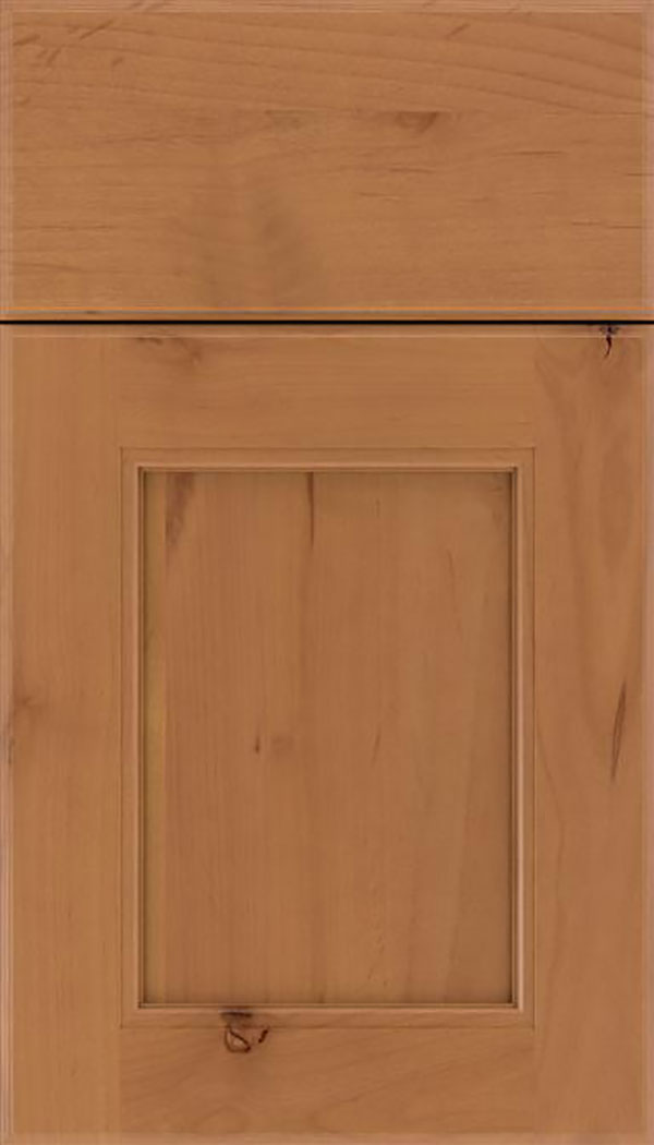 Tamarind Alder shaker cabinet door in Ginger