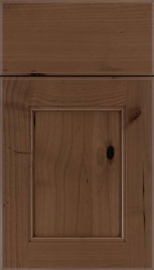 Tamarind Alder shaker cabinet door in Toffee with Mocha glaze