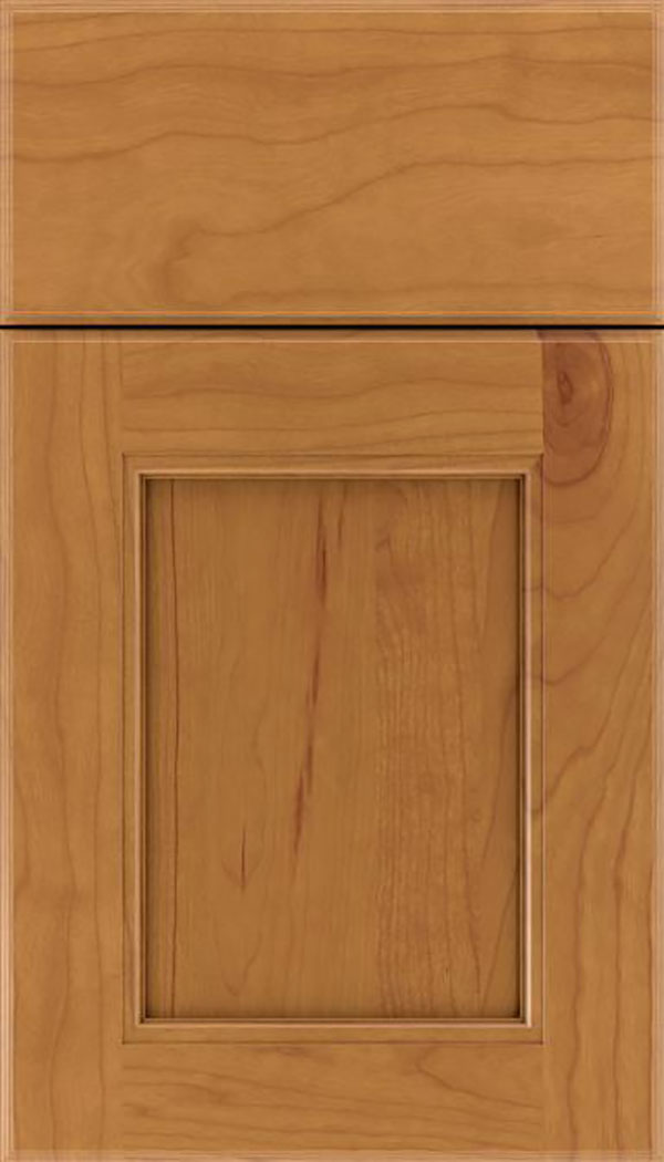 Tamarind Cherry shaker cabinet door in Ginger