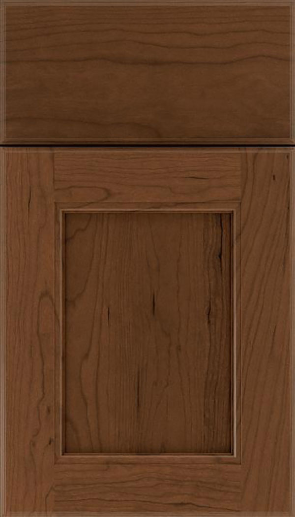 Tamarind Cherry shaker cabinet door in Sienna