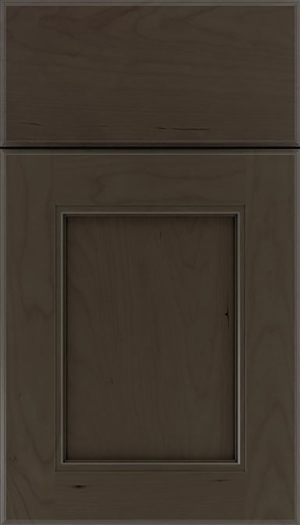 Tamarind Cherry shaker cabinet door in Thunder