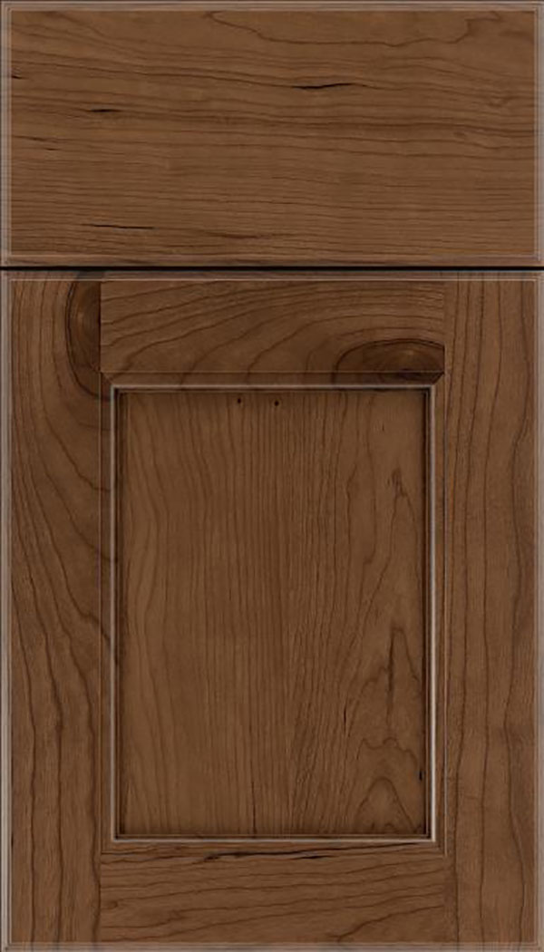 Tamarind Cherry shaker cabinet door in Toffee