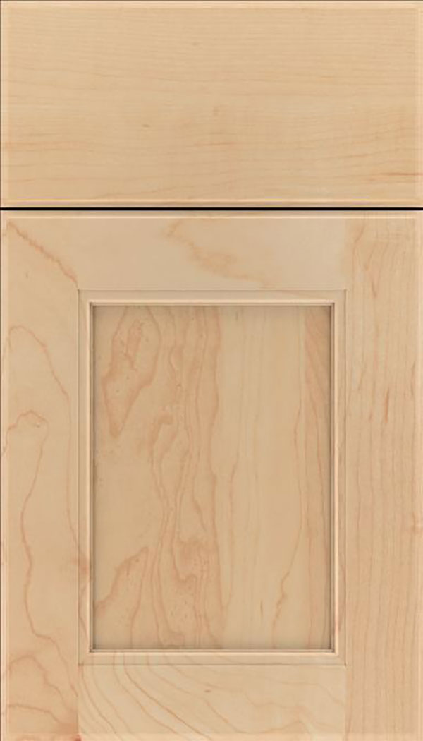 Tamarind Maple shaker cabinet door in Natural