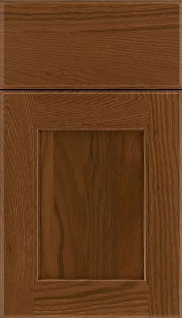 Tamarind Oak shaker cabinet door in Sienna