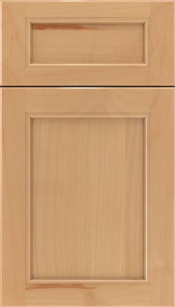 Templeton 5pc Alder recessed panel cabinet door in Natural