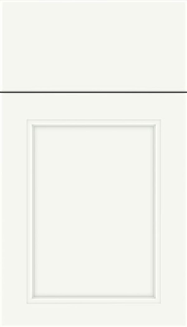 Templeton Maple recessed panel cabinet door in Alabaster