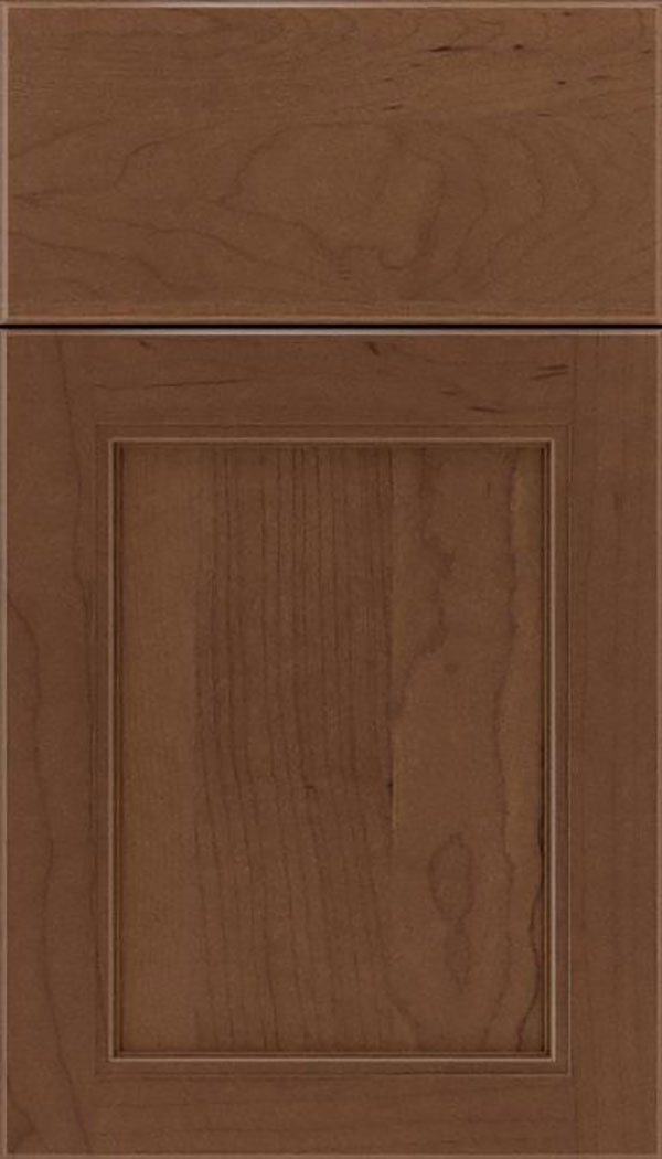 Templeton Maple recessed panel cabinet door in Toffee