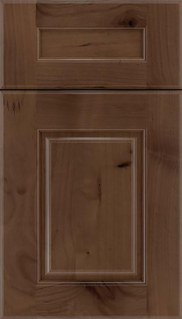 Whittington 5pc Alder raised panel cabinet door in Toffee