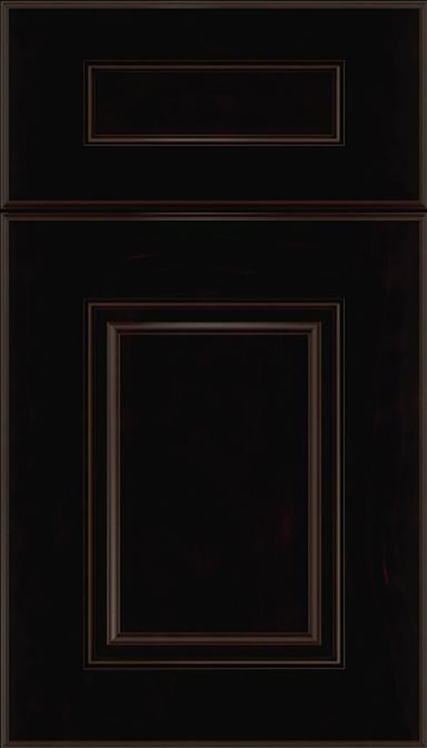 Whittington 5pc Maple raised panel cabinet door in Espresso