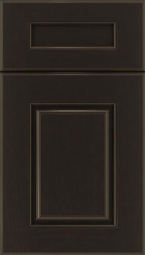 Whittington 5pc Oak raised panel cabinet door in Thunder