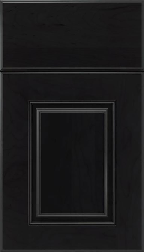 Whittington Maple raised panel cabinet door in Charcoal