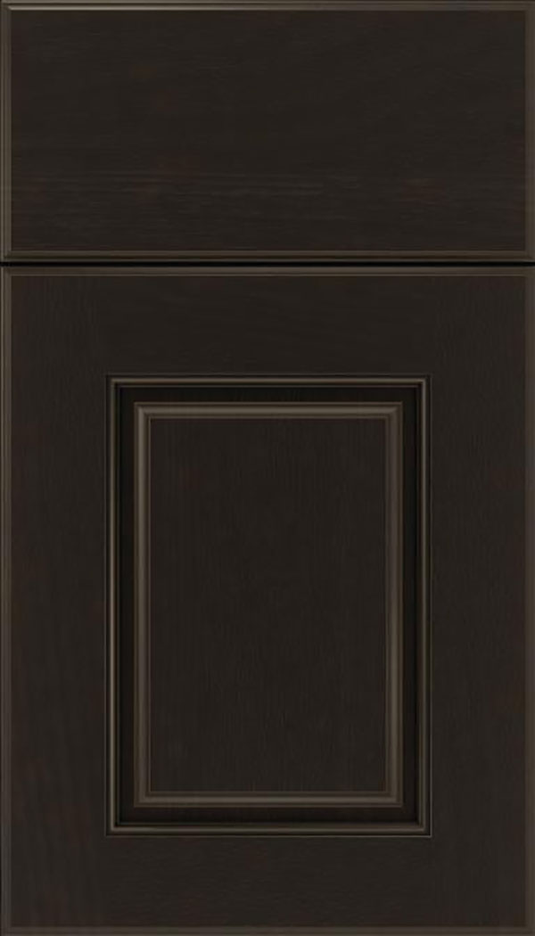 Whittington Oak raised panel cabinet door in Thunder