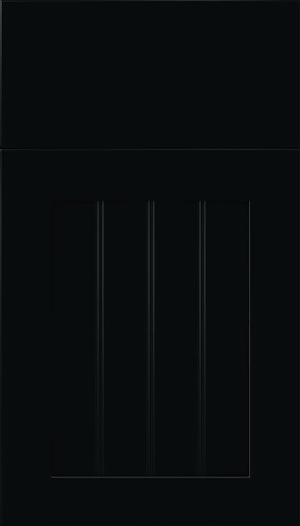 Winfield Maple beadboard cabinet door in Black