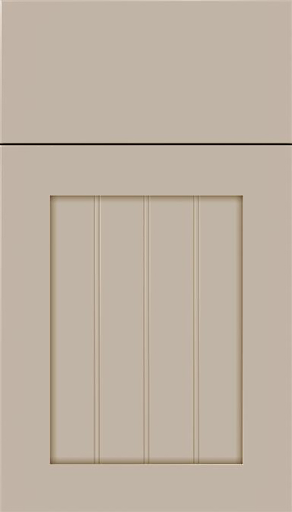 Winfield Maple beadboard cabinet door in Moonlight