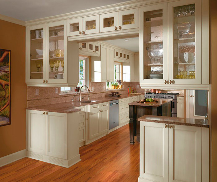 Contemporary Bathroom with Storage Cabinets - Kitchen Craft