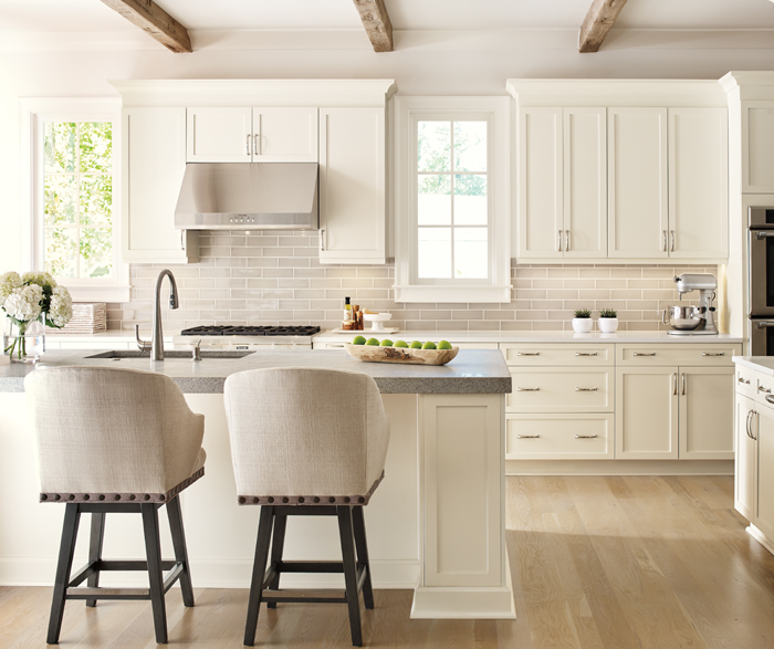 Espresso Shaker Cabinets in Bathroom - Kitchen Craft Cabinetry