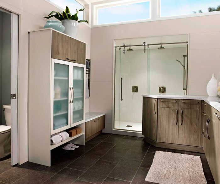 Modern Bathroom Cabinets In Thermofoil Kitchen Craft Cabinetry