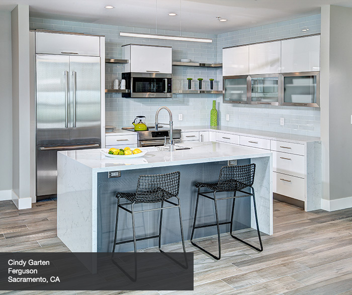 Glacial Acrylic Cabinet Finish - Kitchen Craft Cabinetry