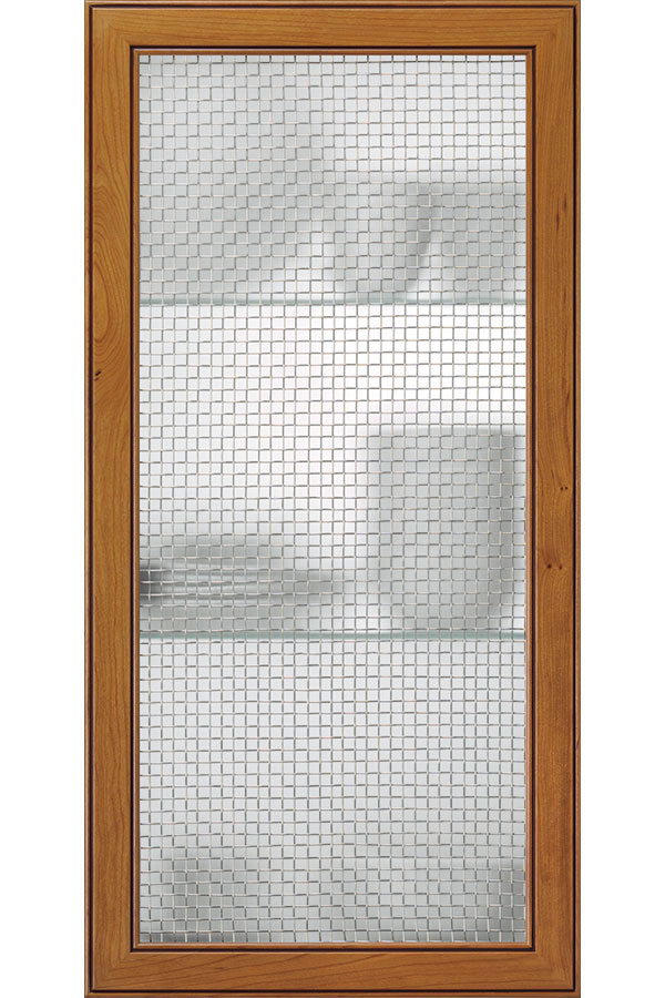 Wood Frame Doors & Wire Mesh Inserts - Traditional - Kitchen