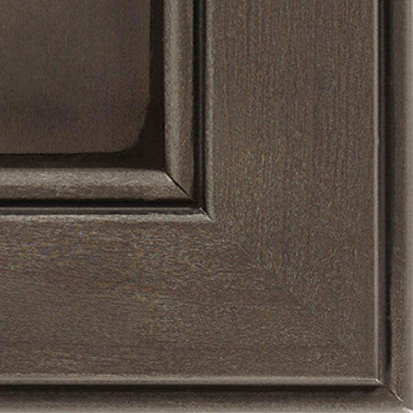 Gray cabinets with black glaze discount