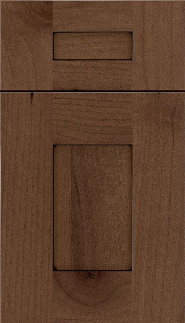 Newhaven 5pc Alder shaker cabinet door in Toffee with Black glaze