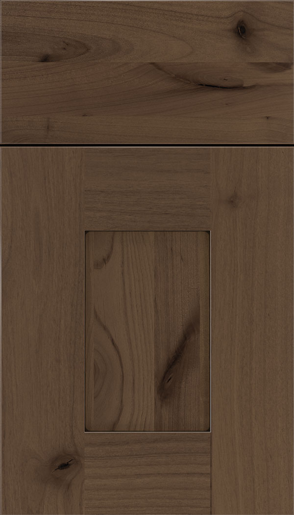 Newhaven Alder shaker cabinet door in Toffee with Black glaze