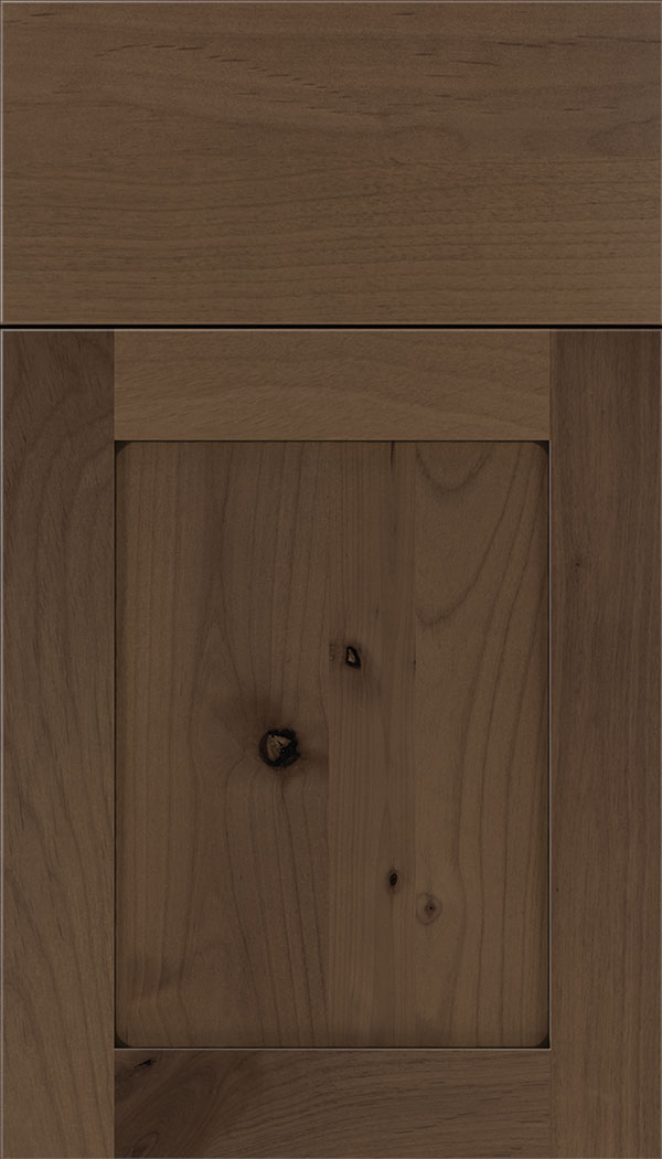 Plymouth Alder shaker cabinet door in Toffee with Black glaze